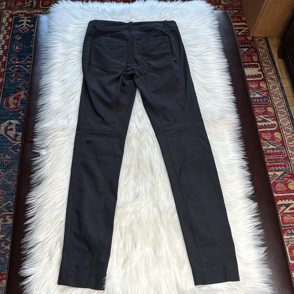 Lululemon Black Bust A Move Skinny Moto Pants - Picture 6 of 9
